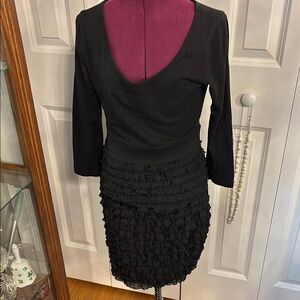 Forever 21 Black Textured Dress